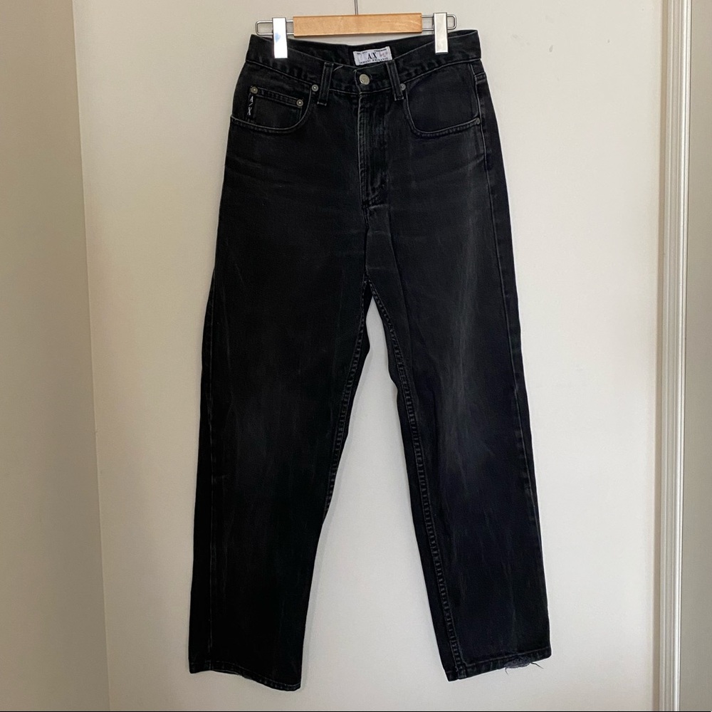 Vintage Armani Exchange Black Denim Jeans
